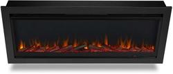 49 WALL-MOUNT OR RECESSED ELECTRIC FIREPLACE INSERT