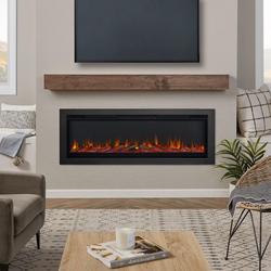 65 WALL- MOUNT OR RECESSED ELECTRIC FIREPLACE INSERT