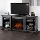 FRESNO 72 ELECTRIC FIREPLACE TV STAND IN ANTIQUE GRAY 
