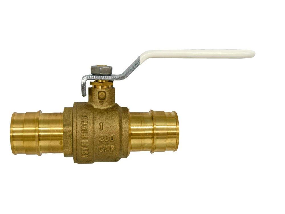 1 in Brass PEX Ball Valve 