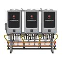 IKONIC COMMERCIAL TANKLESS 2-UNIT INLINE INTERIOR FREE STANDING RACK SYSTEM, NG 