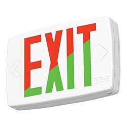 Quantum LQM Switchable Red/Green Battery Back LED Exit Sign