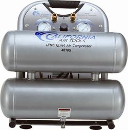 1 HP 4.6 Gal 120 Max PSI Single-Stage Portable Electric (110 Volt) Steel Twin Tank Reciprocating Air Compressor