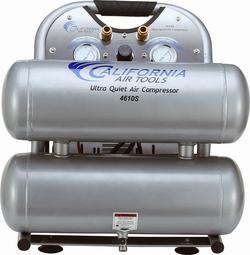 1 HP 4.6 Gal 120 Max PSI Single-Stage Portable Electric (110 Volt) Steel Twin Tank Reciprocating Air Compressor