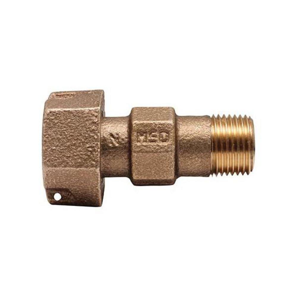 3/4 x 3/4 x 2-1/2 in. Single Check Meter Coupling 