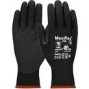 A4 Cut Level Cut-Resistant Gloves with Kevlar Shell, Nitrile Grip, Large 