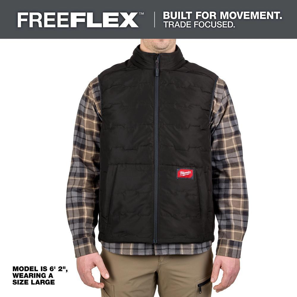 FREEFLEX LIGHTWEIGHT INSULATED VEST BLACK L 