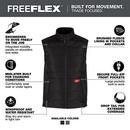 FREEFLEX LIGHTWEIGHT INSULATED VEST BLACK L 