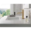 Single Handle Monoblock Bathroom Sink Faucet in Champagne Bronze 