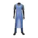 27 INCH X 45 INCH BLUE VINYL APRON 4 MIL 