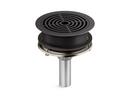 Grated Drain in Matte Black 