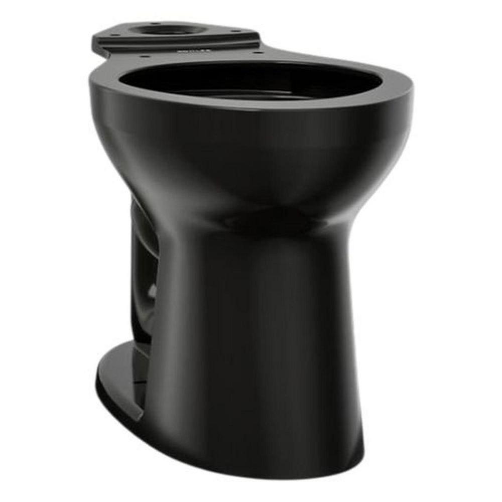 KOHLER Black Black Elongated Toilet Bowl 