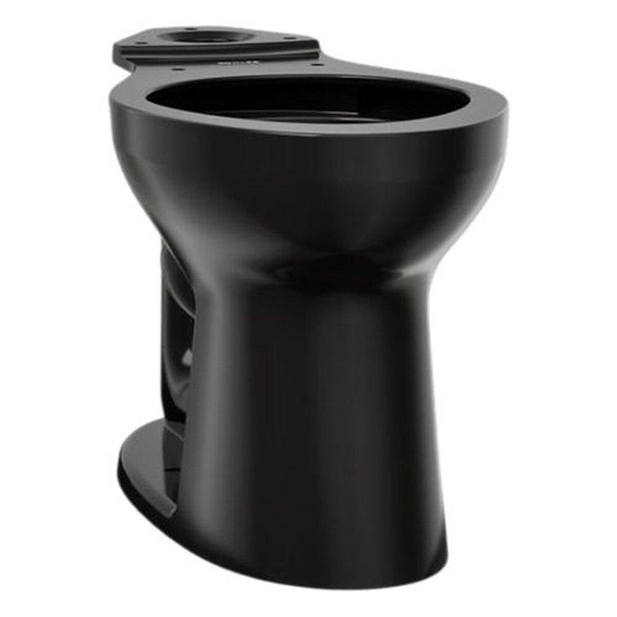 KOHLER Black Black Elongated Toilet Bowl 