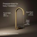 AQUIFER 4X1 TALL ARC BEVERAGE SPOUT 