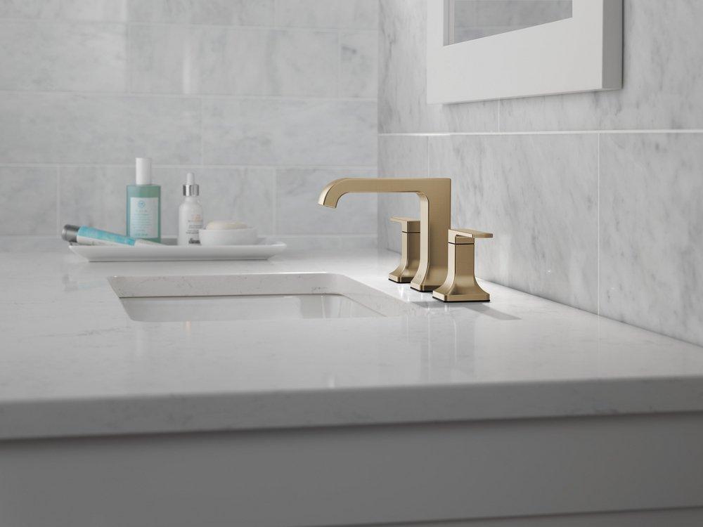 Two Handle Widespread Bathroom Sink Faucet 