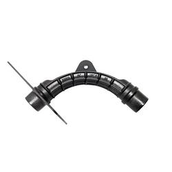 1/2 in. Plastic Pipe Bend Support with Faceplace for PEX