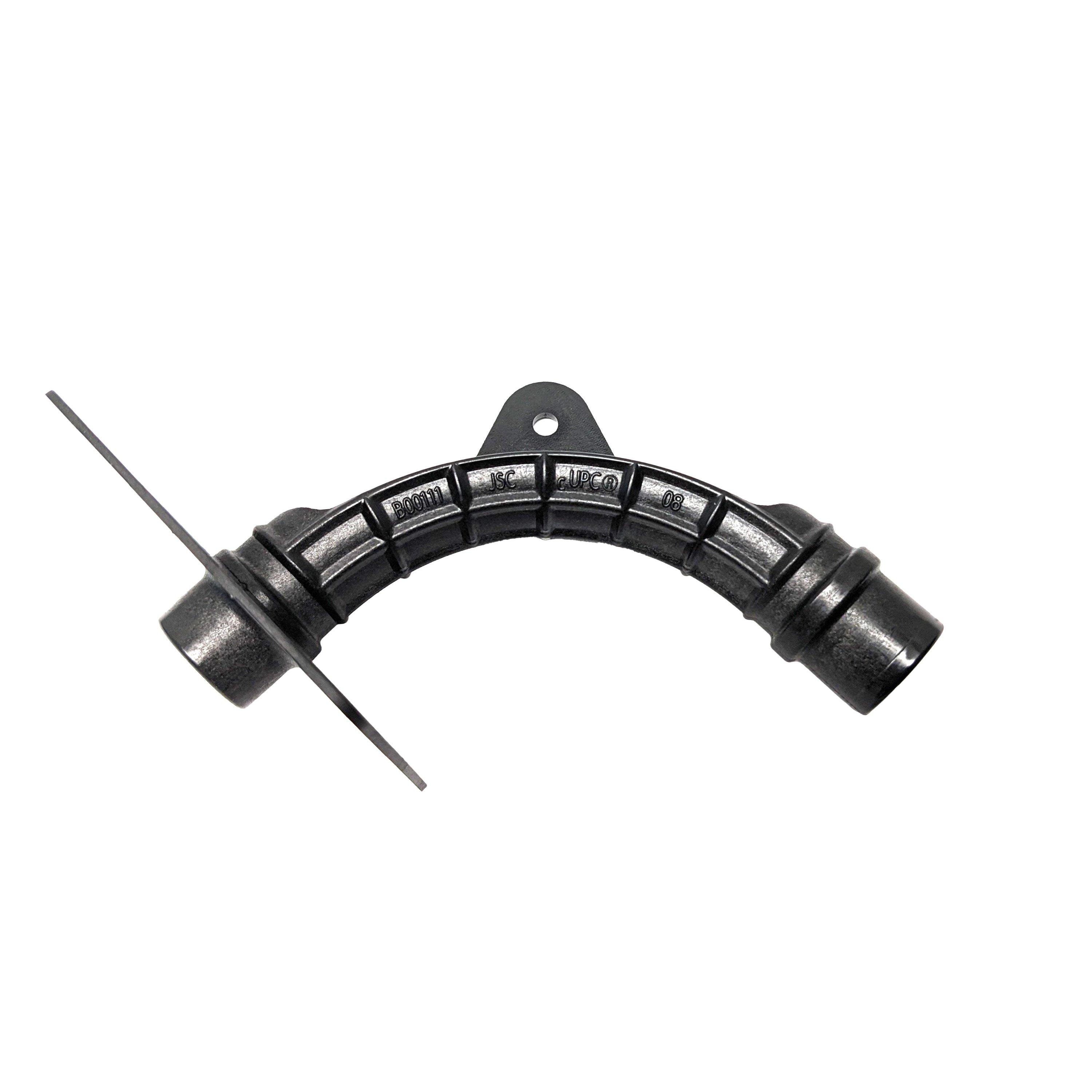 1/2 in. Plastic Pipe Bend Support with Faceplace for PEX 
