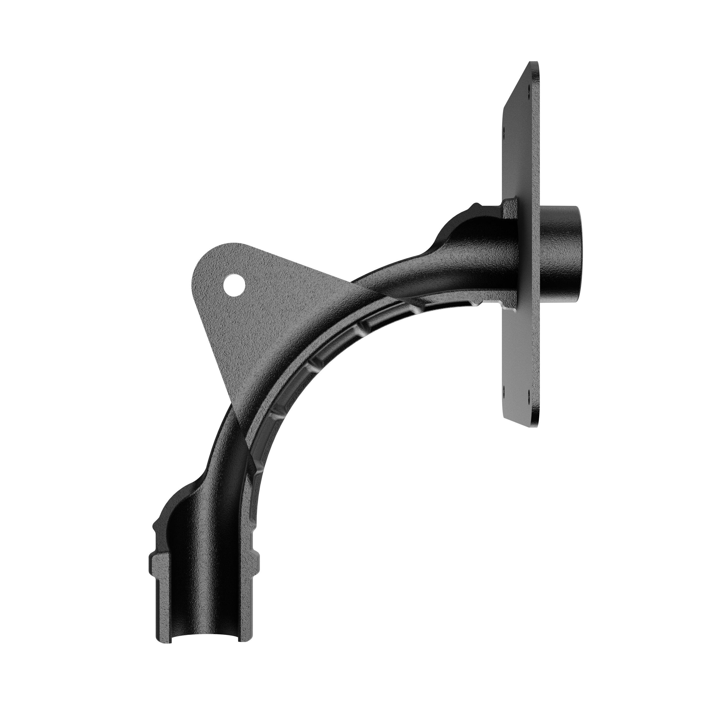 1/2 in. Plastic Pipe Bend Support with Faceplace for PEX 