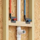 1/2 in. Plastic Pipe Bend Support with Faceplace for PEX 