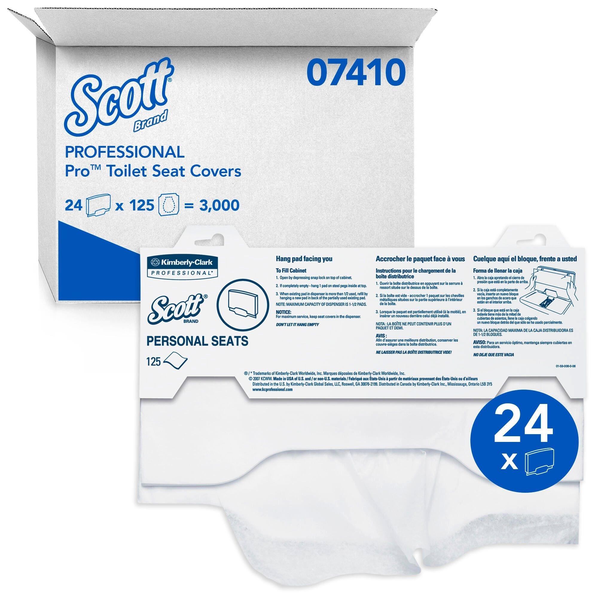 Kimberly-Clark Professional&trade; White Closet Seat Cover (Case of 24) 