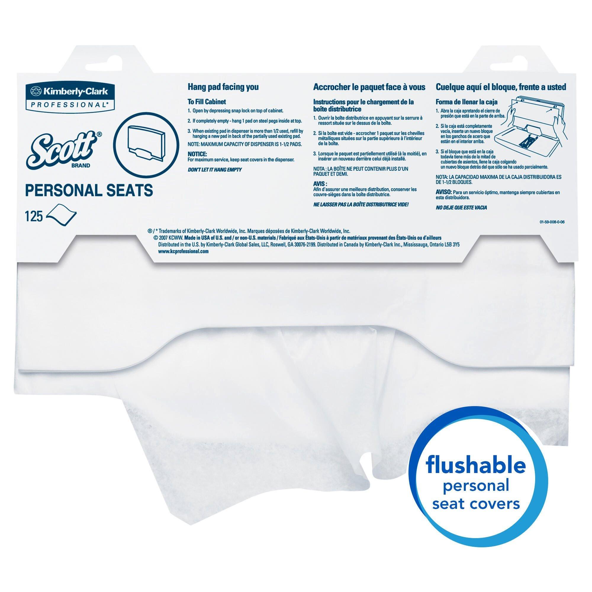 Kimberly-Clark Professional&trade; White Closet Seat Cover (Case of 24) 