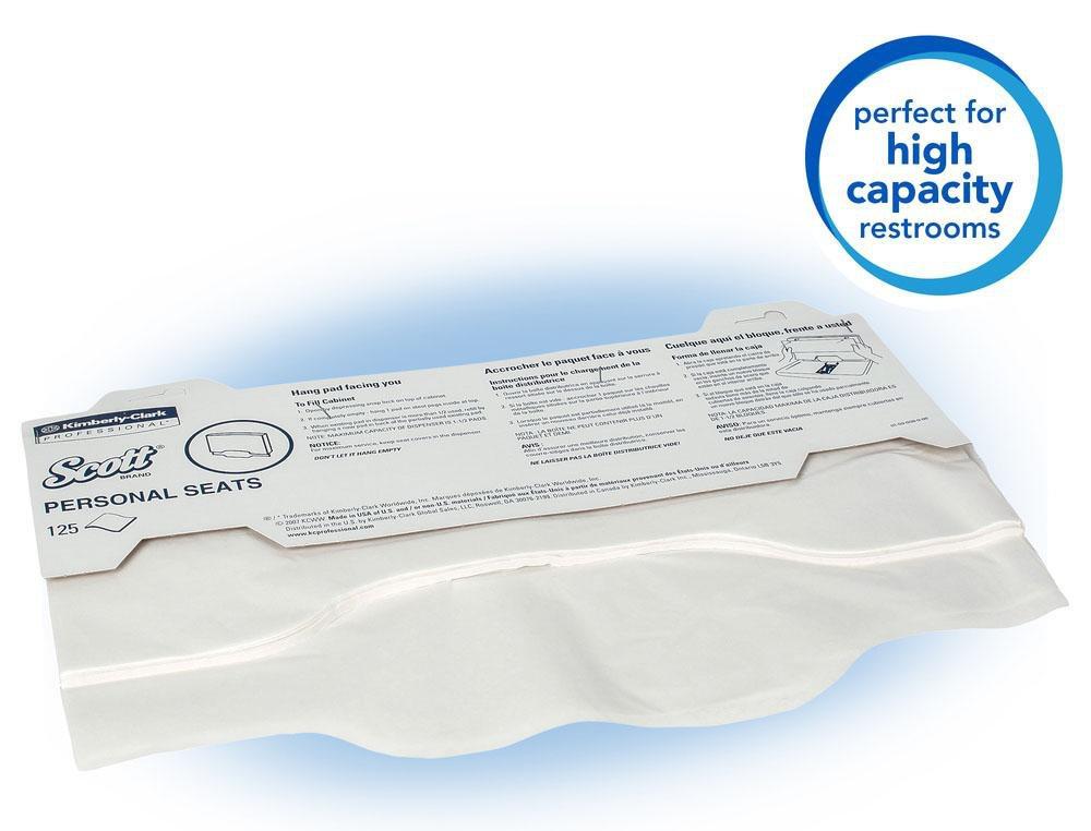 Scott&reg; White Closet Seat Cover (Case of 24) 