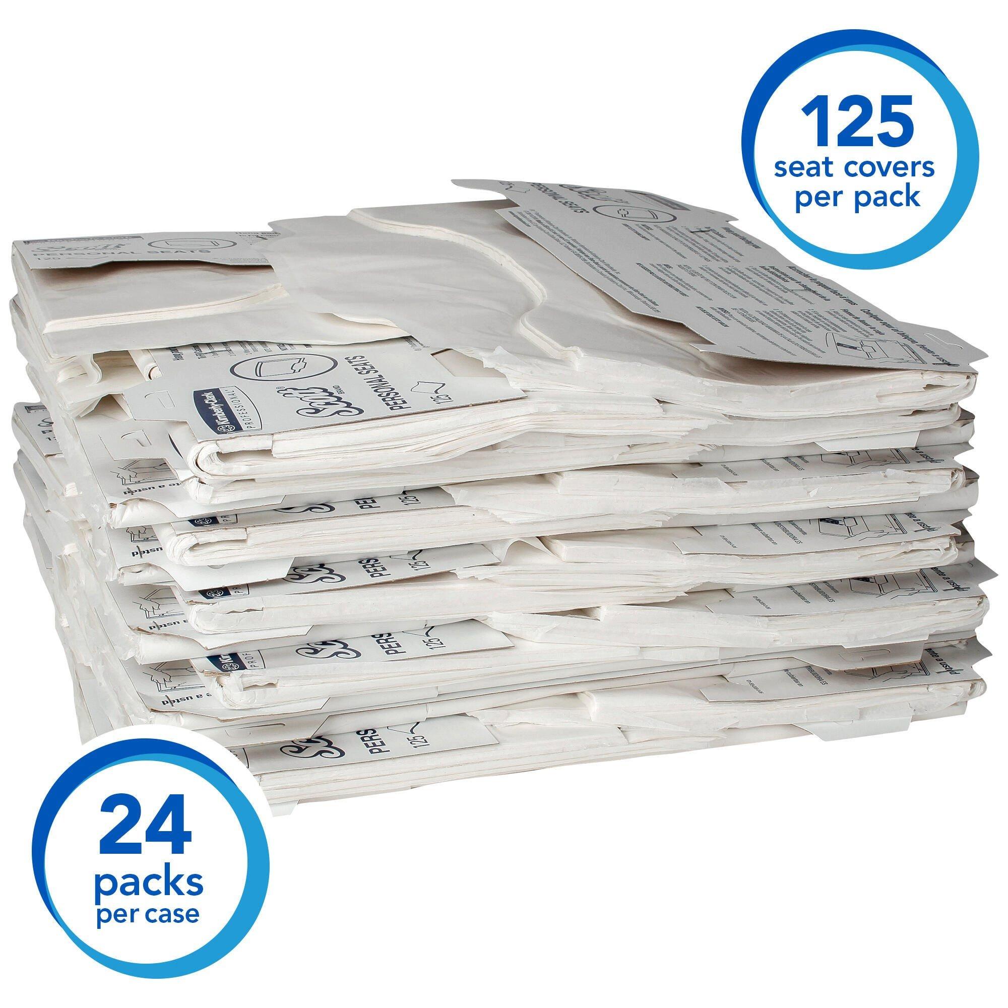Kimberly-Clark Professional&trade; White Closet Seat Cover (Case of 24) 