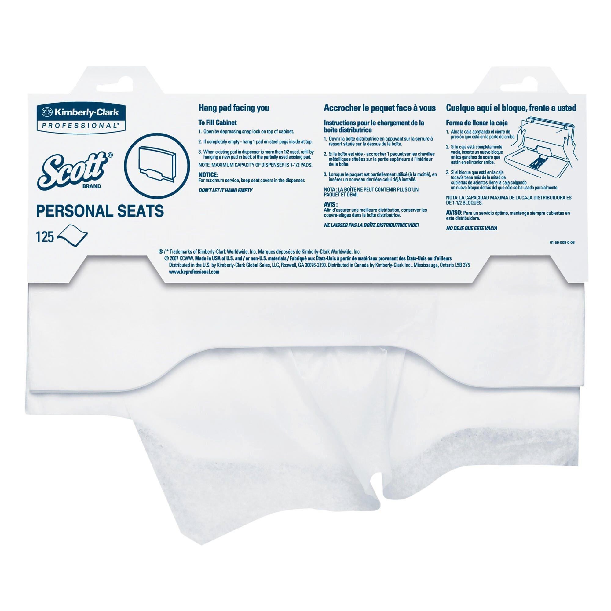 Kimberly-Clark Professional&trade; White Closet Seat Cover (Case of 24) 