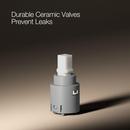 KOHLER Vibrant Brushed Moderne Brass Single Handle Monoblock Bathroom Sink Faucet 