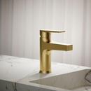 KOHLER Vibrant Brushed Moderne Brass Single Handle Monoblock Bathroom Sink Faucet 