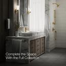 KOHLER Vibrant Brushed Moderne Brass Single Handle Monoblock Bathroom Sink Faucet 