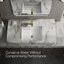 KOHLER Vibrant Brushed Moderne Brass Single Handle Monoblock Bathroom Sink Faucet 