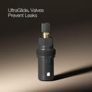 KOHLER Vibrant Brushed Moderne Brass Two Handle Widespread Bathroom Sink Faucet 