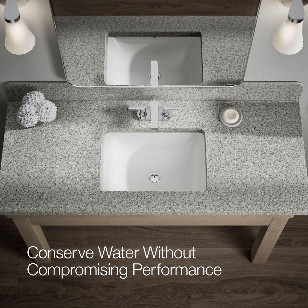 Two Handle Centerset Bathroom Sink Faucet in Polished Chrome 