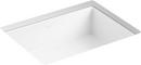 16-1/2 in. Undermount Rectangular Bathroom Sink in White 