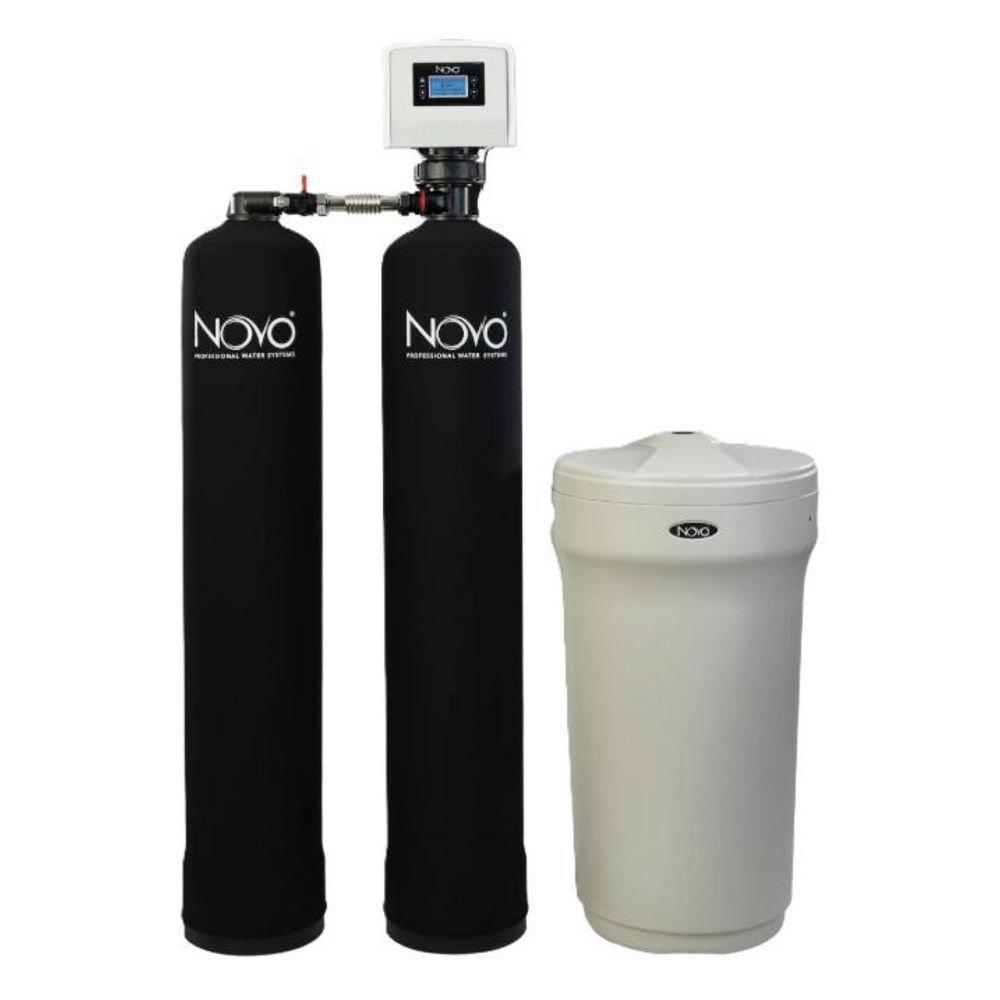 25,000 Grains High Efficiency Water Softener & Whole Home Carbon Filter 