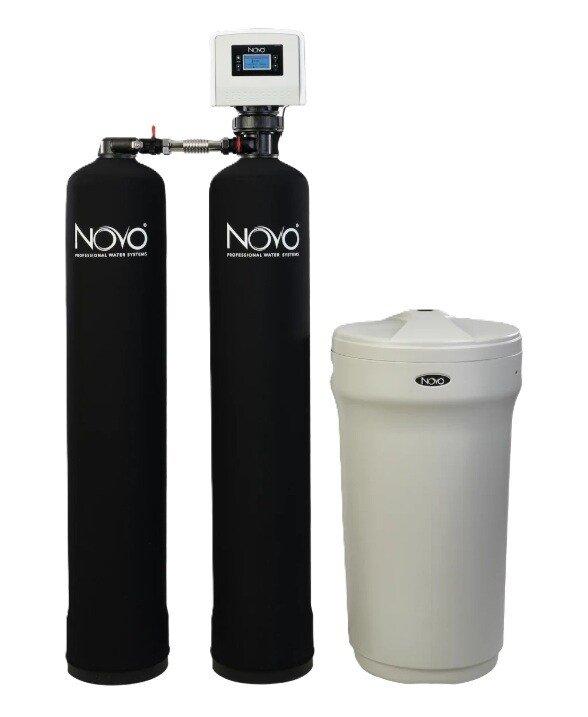 7.2 gpm 25,000 Grains High Efficiency Water Softener & Whole Home Carbon Filter 
