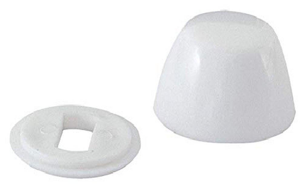 Pasco White 1/4 in. Plastic Bolt Cap 