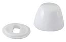 Pasco White 1/4 in. Plastic Bolt Cap 