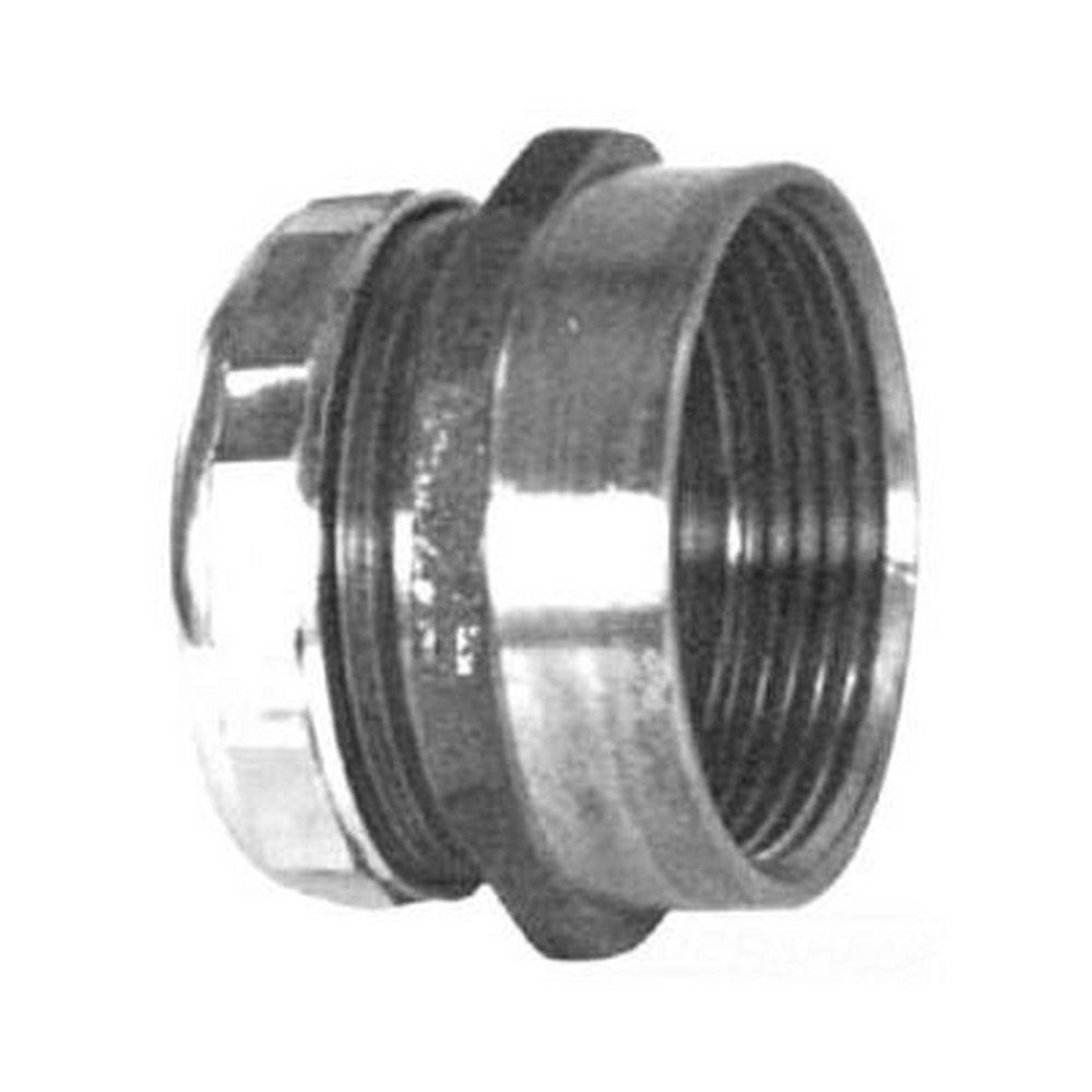 Pasco Tubular x FPT Rough Brass Waste Connector 