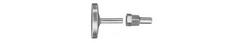 40-250 Degree F Dial Thermometer 1/2 in. Center Back Mount