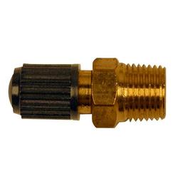 1/8 in. OD Tube Brass Air Valve