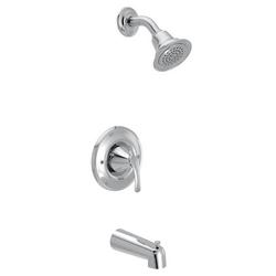 One Handle Single Function Bathtub & Shower Faucet in Chrome