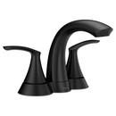 MATTE BLACK TWO-HANDLE BATHROOM FAUCET 