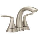 BRUSHED NICKEL TWO-HANDLE BATHROOM FAUCET 