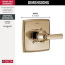 DELTA ASHLYN  MONITOR 14 SERIES VALVE ONLY TRIM CHAMPAGNE BRONZE 