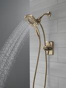 Two Handle Multi Function Shower Faucet in Champagne Bronze (Trim Only) 