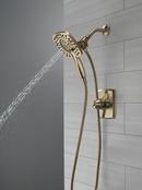 Two Handle Multi Function Shower Faucet in Champagne Bronze (Trim Only) 