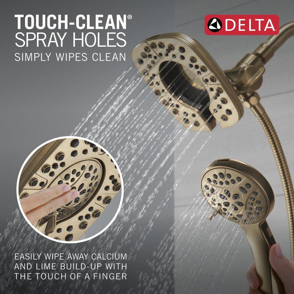 Two Handle Multi Function Shower Faucet in Champagne Bronze (Trim Only) 