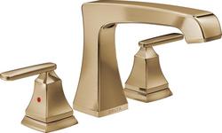 Two Handle Roman Tub Faucet in Champagne Bronze (Trim Only)